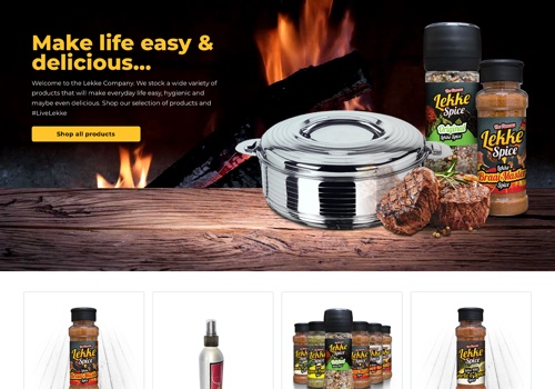 Web Development Package Example: Geeklab Helps The Lekke Company Sell Online