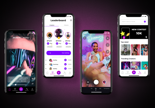 UX/UI Design Package Example: Social media application for iOS