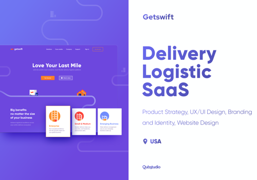UX/UI Design Package Example: Getswift