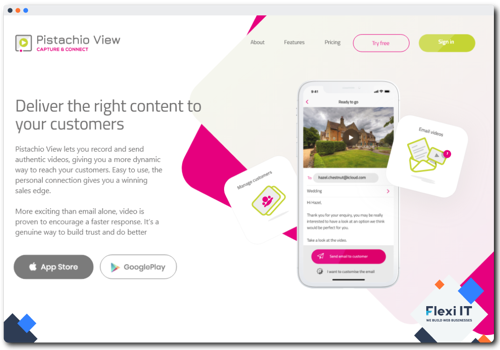Custom Software Development Package Example: Pistachio View - CRM System for Video Sales