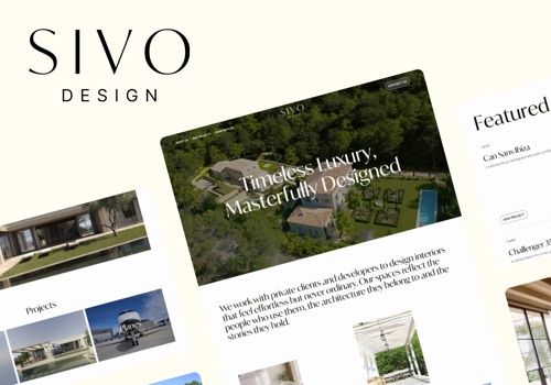 Web Design Package Example: SIVO Design