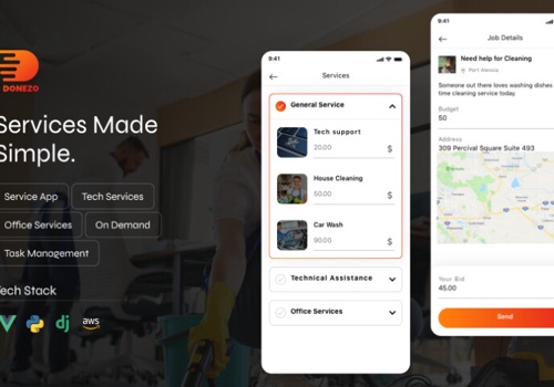 Custom Software Development Package Example: Donezo | A Community Marketplace For Outsourcing J