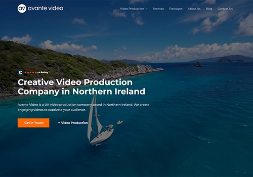 Web Design Package Example: SEO and UX Support for Video Production Company