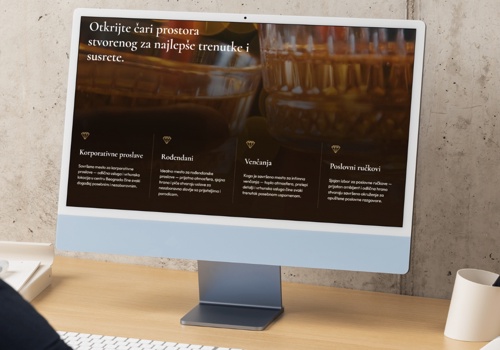 Web Design Package Example: Kogo Events website