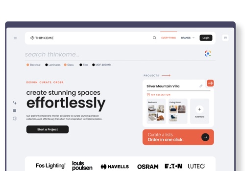 UX/UI Design Package Example: Thinkome