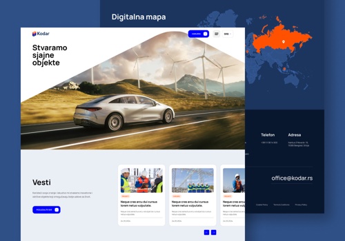 Web Design Package Example: Kodar - Web Design & Development