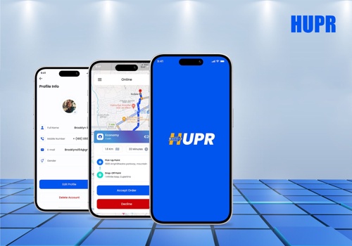 Mobile App Development Package Example: HUPR : Drivers App