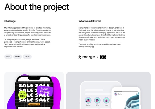 E-Commerce Development Package Example: Shopify App development | MO
