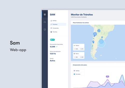 UX/UI Design Package Example: Web-app for Migration Department