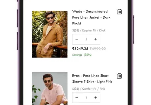 Mobile App Development Package Example: iOS App Development for Linen Trail Effortless Lin