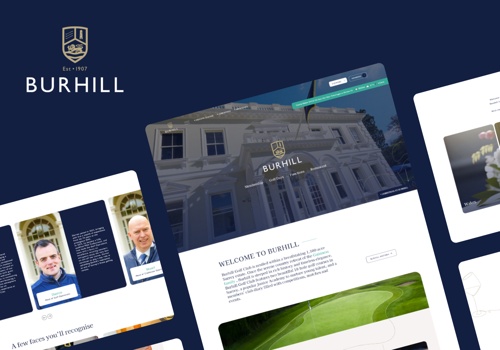 Web Design Package Example: Burhill Golf Club