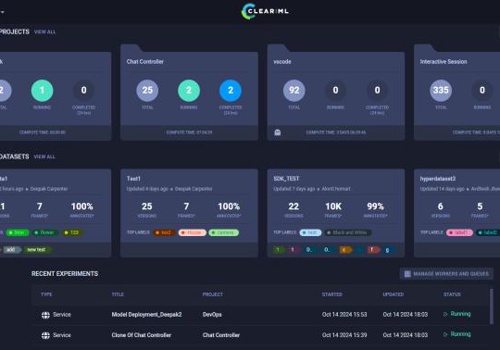Application Testing Package Example: Machine Learning Automation Platform | Cypress