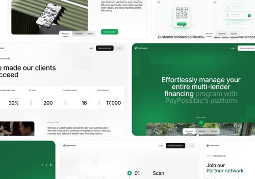Mobile & App Marketing Package Example: PayPossible | Fintech Website Redesign