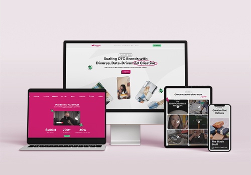 Web Design Package Example: Fraggell Productions Framer Website Development