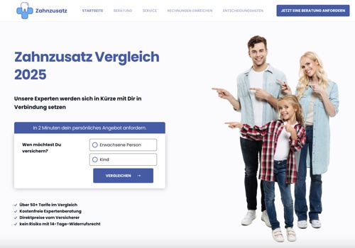 Web Design Package Example: Scalable Website for Dental Insurance
