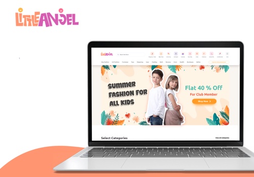 UX/UI Design Package Example: Little Angles