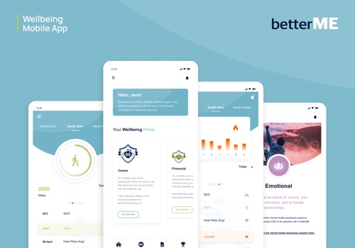 Web Development Package Example: Liberty Life - betterME