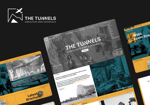 Web Design Package Example: The Tunnels - Gibraltar's WWII Experience