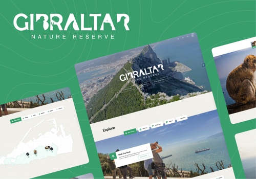 Web Design Package Example: Gibraltar Nature Reserve