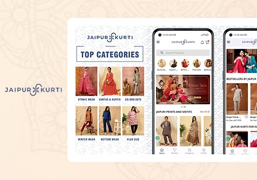 Mobile App Development Package Example: Jaipur Kurti Website & Mobile App Development