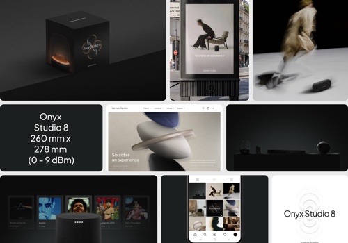 Branding Package Example: Harman / Kardon Brand identity