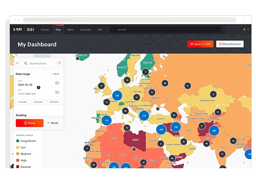 UX/UI Design Package Example: Business Intelligence and Risk Software Design