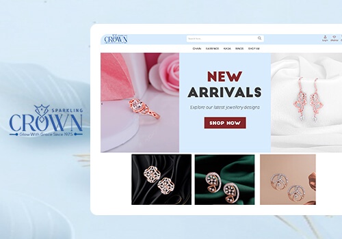 Web Design Package Example: Sparkling Crown Website