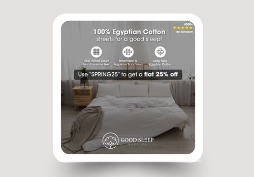 Pay Per Click Package Example: Ecommerce Industry: GoodSleep Bedding
