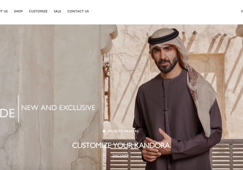 Web Design Package Example: Bait Al Kandora