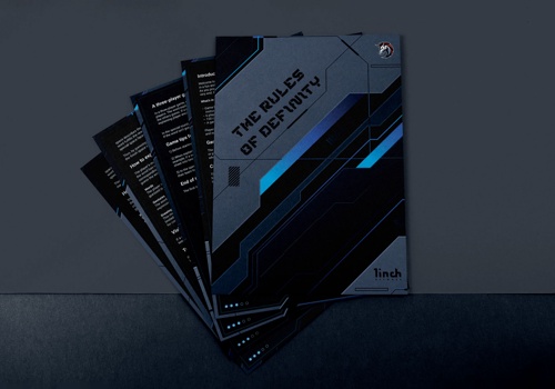 Product Design Package Example: Board game DeFinity for 1Inch – the crypto world