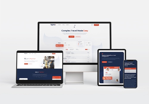 Web Design Package Example: Flight Fox WordPress Website