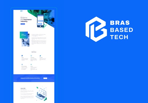 Branding Package Example: Bras Based Tech | Branding & Web Design