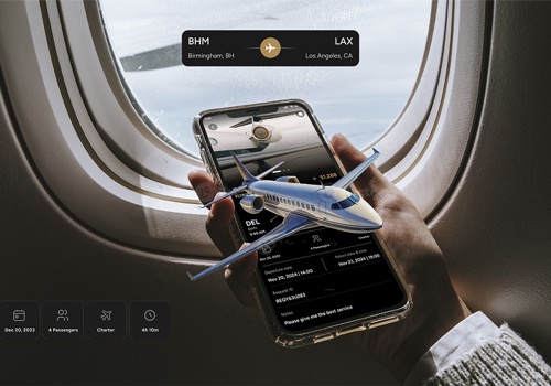 Mobile App Development Package Example: Luxury Private Jet Booking & Management