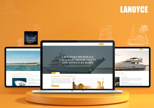 Web Design Package Example: Lanoyce: Luxury Yacht Marketplace