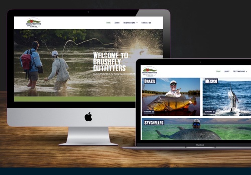 Advertising Package Example: Bushfly Outfitters website design