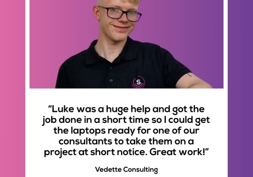 IT Managed Services Package Example: Luke was a huge help!