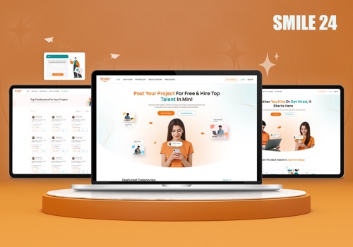 Web Development Package Example: Smile24: A Freelancing Platform