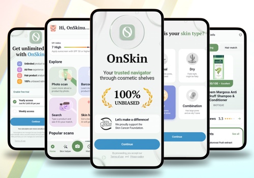 Mobile App Development Package Example: OnSkin Skincare & Cosmetic Ingredient Scanner App