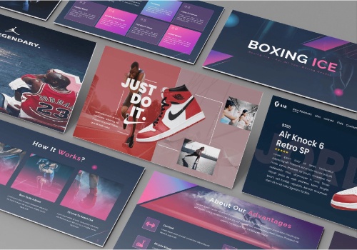 Product Design Package Example: Sports & Lifestyle Presentation Design