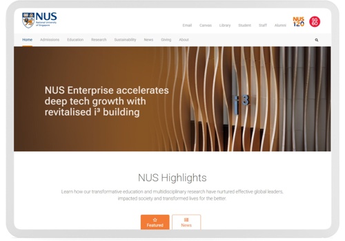 Translation Package Example: Case Study: National University of Singapore