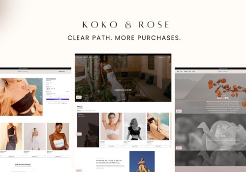 Web Development Package Example: Koko & Rose Shopify Store Development