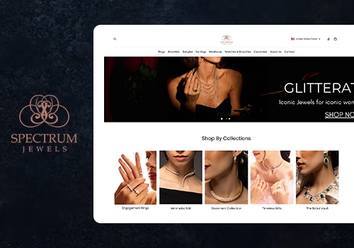 Mobile App Development Package Example: Spectrum Jewels Website & Mobile App Development