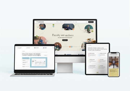 Web Development Package Example: Scholarly Software framer Website