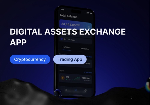 Mobile App Development Package Example: Digital assets exchange app