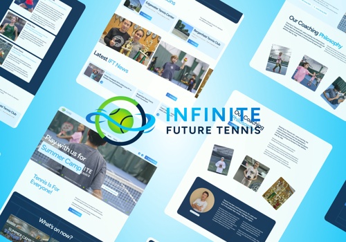 Web Design Package Example: Infinite Future Tennis