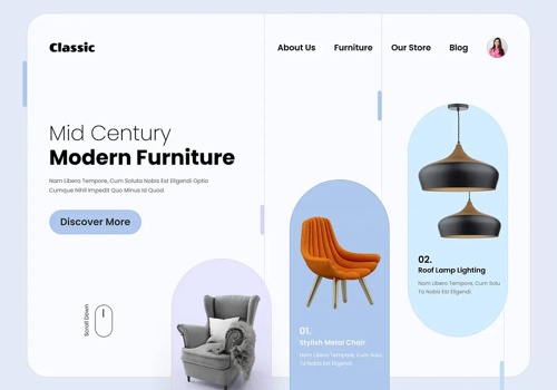 Web Design Package Example: Classic – Premium eCommerce Theme UI/UX Design