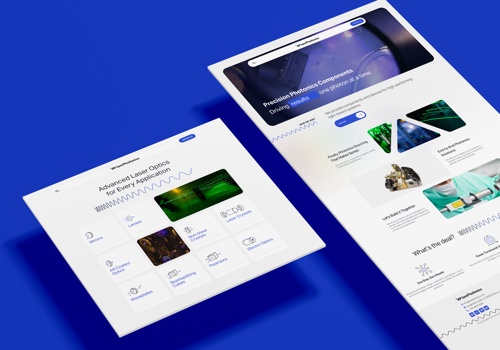 Web Development Package Example: IamPhotonics.com Website Development