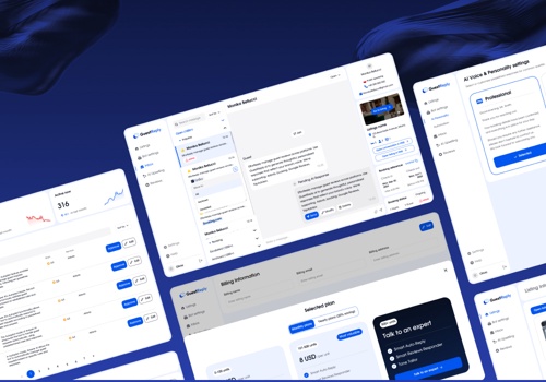 Web Design Package Example: Guestreply / PropTech SaaS Web App 2025