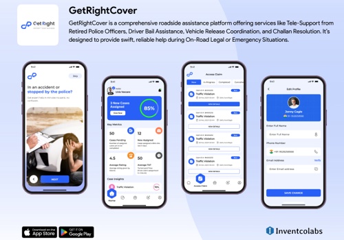 Mobile App Development Package Example: GetRightCover App