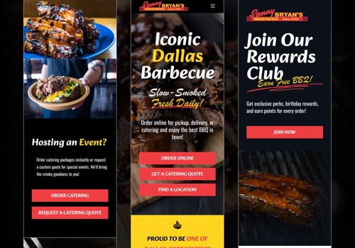 Web Design Package Example: Refreshing the Legendary Smokehouse Website